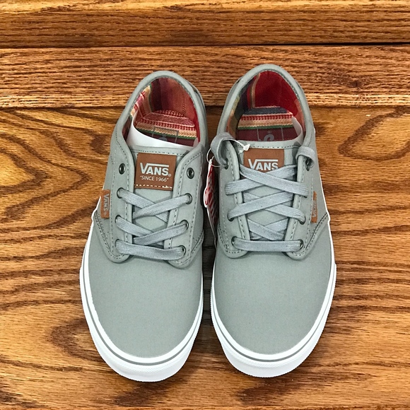 Vans Atwood DX Waxed Midgrey Shoes Size Youth 3.5 - Picture 3 of 8